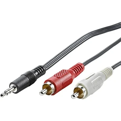 Afbeelding van VALUE 3,5 mm (M) naar Cinch (2x M) kabel, 1,5m