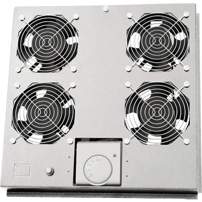 Afbeelding van LogiLink FAS122G 19 inch 4 x Ventilator voor patchkast Grijs