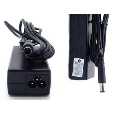 Afbeelding van HP 463958 001 AC adapter, 65W (65 W), Voeding voor notebooks, Zwart