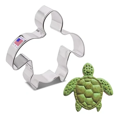 Afbeelding van Ann Clark Cookie Cutters Zeeschildpad uitsteekvorm, 10,8 cm
