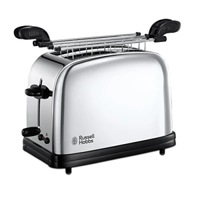 Afbeelding van Russell Hobbs 23310 57 broodrooster 2 snede(n) Zwart, Zilver