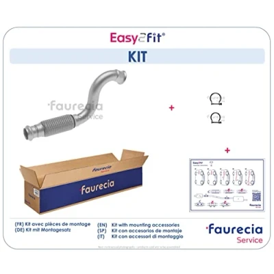 Afbeelding van Faurecia FS15370 Uitlaatpijp Voor PEUGEOT: 308 I CC, 307 Hatchback, CITROËN: C4 Coupe