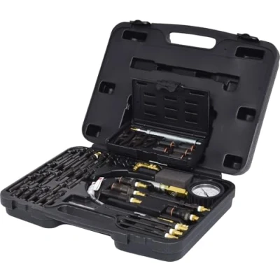Afbeelding van KS Tools, Voertuig gereedschap, Compressietesterset voor dieselmotoren, 36 stuks.