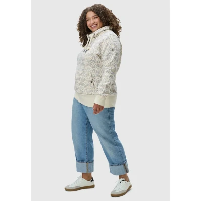 Afbeelding van Ragwear Rollkragen Rylie PLUS Sweater, Dames, Maat: 3XL, Beige