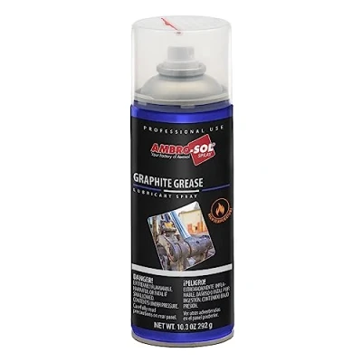 Afbeelding van Ambro Sol G019 Zwart grafiet spray, smeermiddel ideaal voor landmachines, landbouw, bouw, spuitbus van blik, 100% recyclebaar, 400 ml