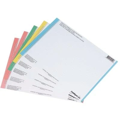 Image de L&#039;oblique Etiquette Pour Dossier Suspendus N9 Assorti Paquet De 10