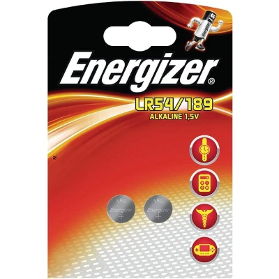 Afbeelding van Energizer Knoopcel Lr54/189, Blister Van 2 Stuks Knoopcellen