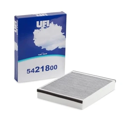 Afbeelding van UFI 54.218.00 Interieurfilter Carbon filter 255mm 203mm 35mm FORD: Tourneo Connect / Grand V408 Estate, KUGA 2, C Max 2
