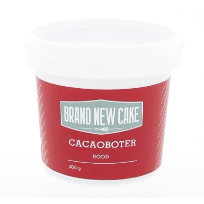 Afbeelding van BrandNewCake Cacaoboter gekleurd Rood 200g