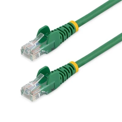 Image de StarTech.com Câble réseau Cat5e UTP sans crochet de 1 m Cordon Ethernet RJ45 anti accroc patch M/M vert raccordement RJ 45 (M) pour CAT 5e moulé