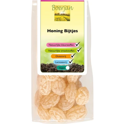Afbeelding van Boerjan Honing Bijtjes 150GR