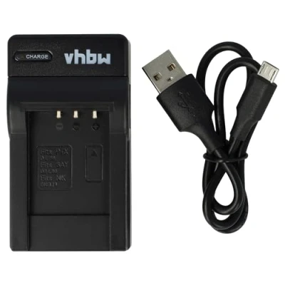 Afbeelding van vhbw Oplader compatibel met Nikon Coolpix S6700, S6400, S6900, S4300, S5300, S6600, S6800 camera camcorder actiecamera + laadindicator 4,2 V