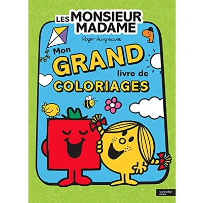 Afbeelding van Monsieur madame mon grand livre de coloriages