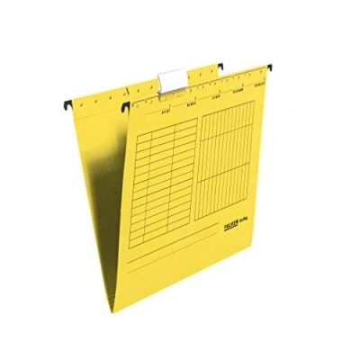 Afbeelding van EXACOMPTA Falken 80004419001F hangmap, A4, 230 g/m², 318 x 227 mm, 25 stuks, geel