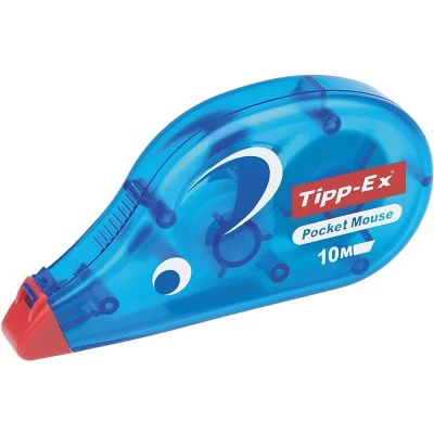 Afbeelding van Tipp Ex Pocket Mouse correctieroller 4,2 mm x 10 m (2 stuks)