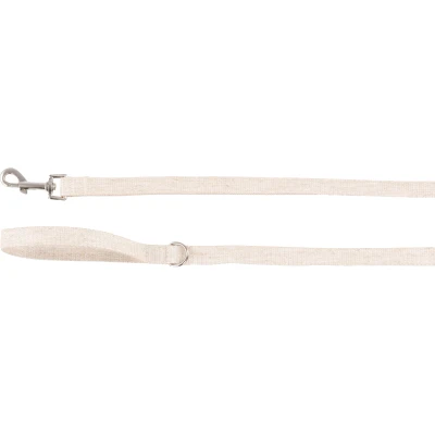 Afbeelding van hondenriem Linnen Beige 130cm
