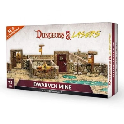 Afbeelding van Dungeons and Lasers Dwarven Mine RPG Terrein Roleplaying Games Geschikt voor DND 5E