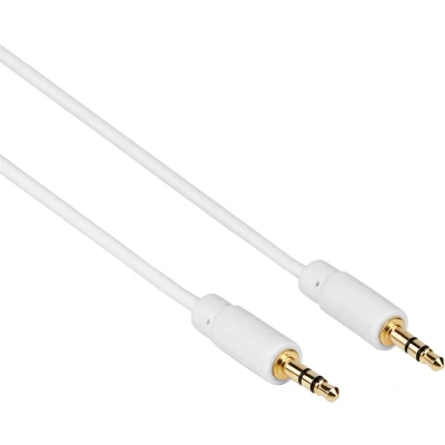 Afbeelding van 1 m Jack kabel Wit
