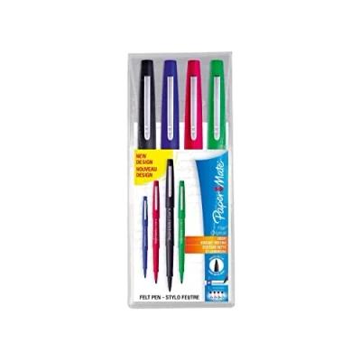 Image de Boîte de 4 stylos feutre Flair® assortis classique Paper Mate®