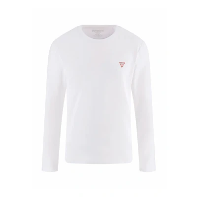 Afbeelding van Guess CN CORE Longsleeve, Heren, Maat: Small, Weiß