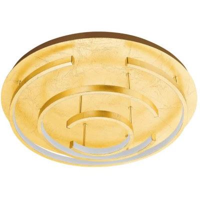 Afbeelding van EGLO Pozondon Plafondlamp LED Ø 52 cm Goud/Wit