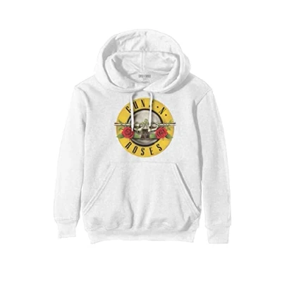 Afbeelding van Guns N&#039; Roses Classic Logo Hoodie/trui M Wit