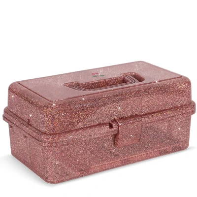 Afbeelding van Konges sløjd kunstgereedschapskist glitter rose