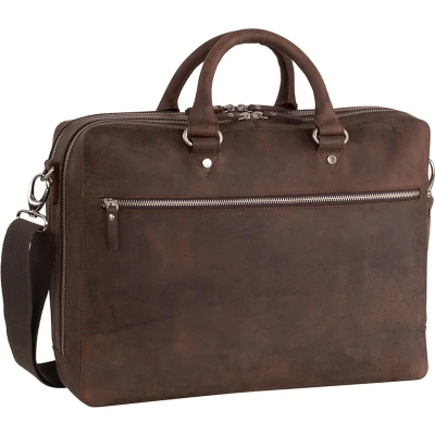 Afbeelding van Leonhard Heyden Salisbury Briefcase 2 Compartments brown