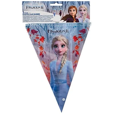 Afbeelding van Disney Frozen 2 vlaggenlijn meter Kinderfeestje/verjaardag