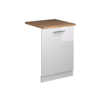 Afbeelding van Vicco Fame Line Panneau de lave vaisselle Blanc brillant 60 cm AP Chêne