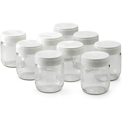 Afbeelding van Lagrange yoghurtpotjes, set van 9 potten, inhoud 0,185 liter, 430301