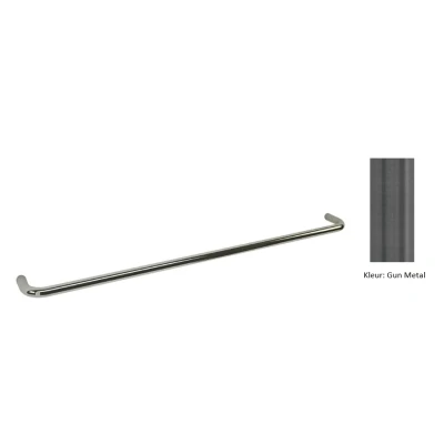 Afbeelding van Waterevolution flow handdoekhouder 60cm Gun Metal A112GME