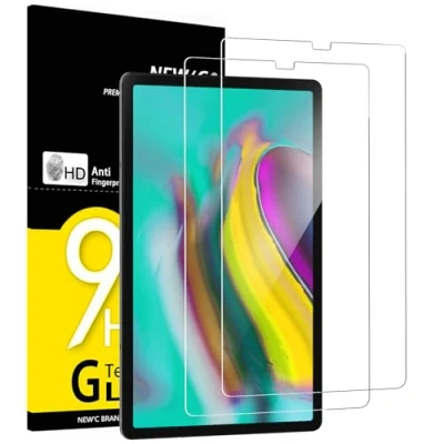 Afbeelding van NEW&#039;C displaybeschermfolie van gehard glas voor Samsung Galaxy Tab S6 / S5e 10.5 2019 (SM T720/T725/T860/T865), krasbestendig (0,33 mm HD ultra transparant)