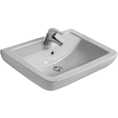 Afbeelding van Ideal Standard Eurovit wastafel (60 x 46 cm) wit 1 kraangat, met