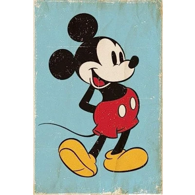 Afbeelding van DISNEY Poster 61X91 Mickey Mouse Retro