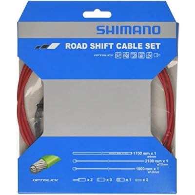 Afbeelding van Shimano Derailleurkabelset Ot sp41 Race 2100 Mm Rood 4 delig