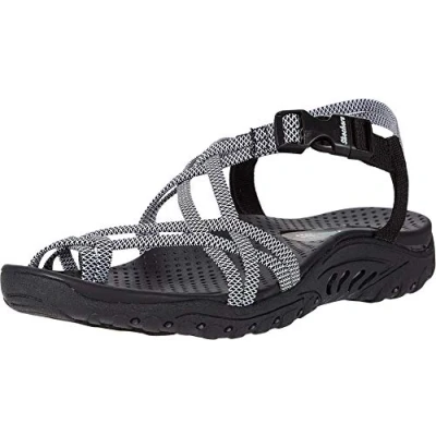 Afbeelding van Skechers Reggae Irie Mon sportsandaal voor dames, Zwart/Wit