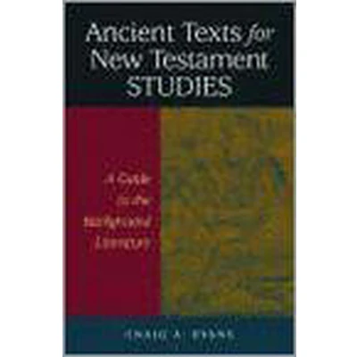 Afbeelding van Ancient Texts for New Testament Studies