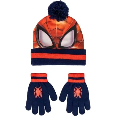 Afbeelding van Muts en Wanten Spider Man Rood