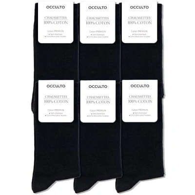 Afbeelding van Occulto 6 PACK Sokken, Heren, Maat: 39 42, Schwarz
