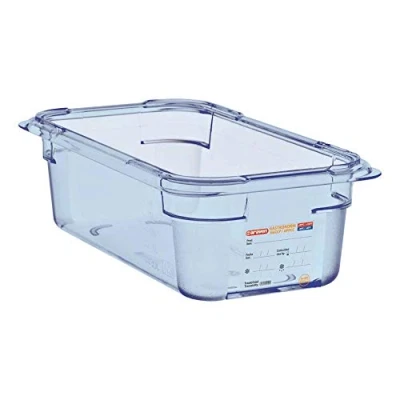 Afbeelding van Araven ABS blauwe GN 1/4 voedseldoos 10cm diep