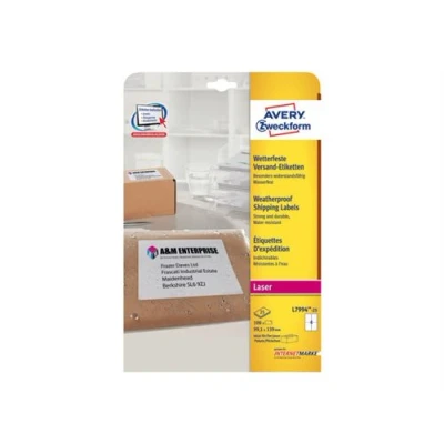 Image de Avery Zweckform L7994 étiquettes d&#039;expédition 100 étiquette(s)