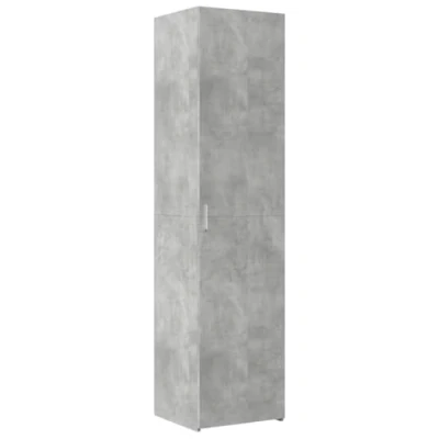 Afbeelding van vidaXL Hoge kast 45x42,5x185 cm bewerkt hout betongrijs