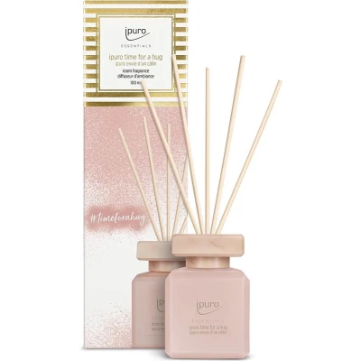 Afbeelding van ipuro ESSENTIALS time for a hug geurverspreider 100ml Geurfles Glas, Kunststof Roze