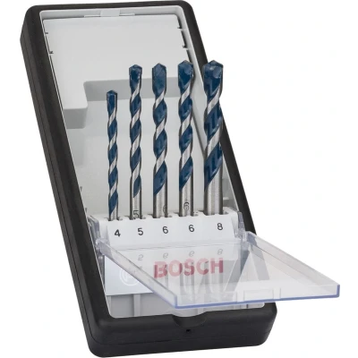 Afbeelding van Bosch Accessories CYL 5 2608588165 Carbide Beton spiraalboren set delig 4 mm, 6 8 mm Cilinderschacht 1 set(s)