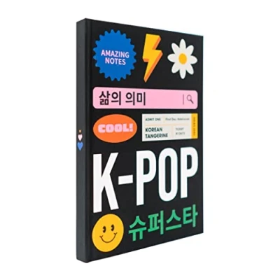 Afbeelding van Grupo Erik K Pop notitieboek, A5, geruite pagina&#039;s, hardcover, A5 bullet journal, notitieboek