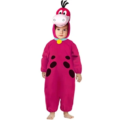 Afbeelding van FUNIDELIA Dino kostuum voor baby The Flintstones 81 92 cm