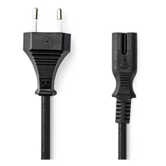 Afbeelding van C7 kabel 0.5 meter (Zwart)