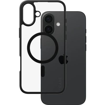 Afbeelding van PanzerGlass Hoesje Geschikt voor iPhone 16 Plus CARE Flagship Case MagSafe Zwart