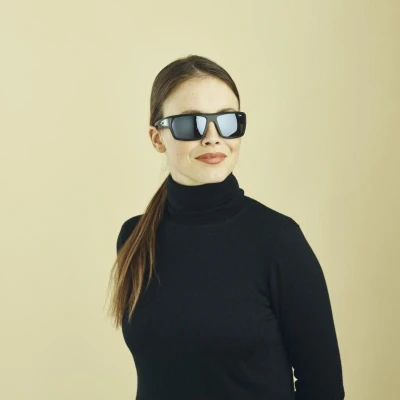 Afbeelding van Sinner Blanc Zonnebril Matte Black Zwart Zonnebrillen